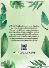 Load image into Gallery viewer, Wellness Word Search Puzzle Book