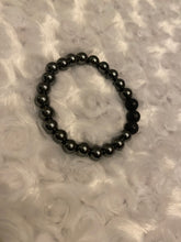 Load image into Gallery viewer, Hematite/Lava Stone Bead Stretch Bracelet
